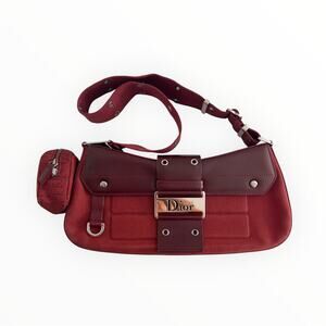 Vintage Burgundy Columbus Canva Bag